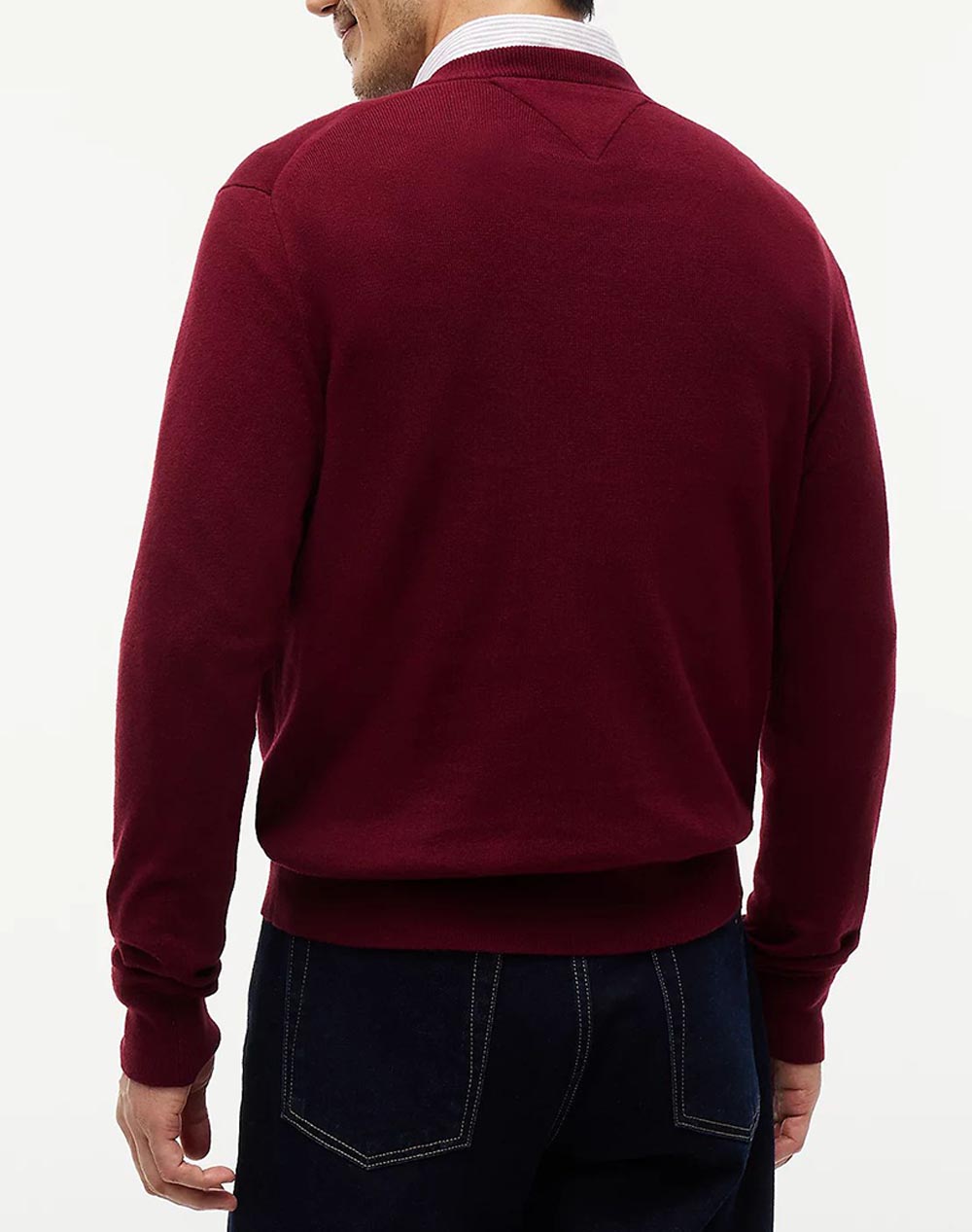 TOMMY HILFIGER PIMA ORG CTN CASHMERE V NECK