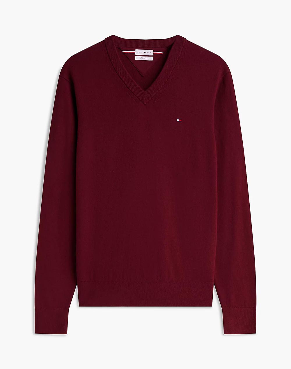 TOMMY HILFIGER PIMA ORG CTN CASHMERE V NECK