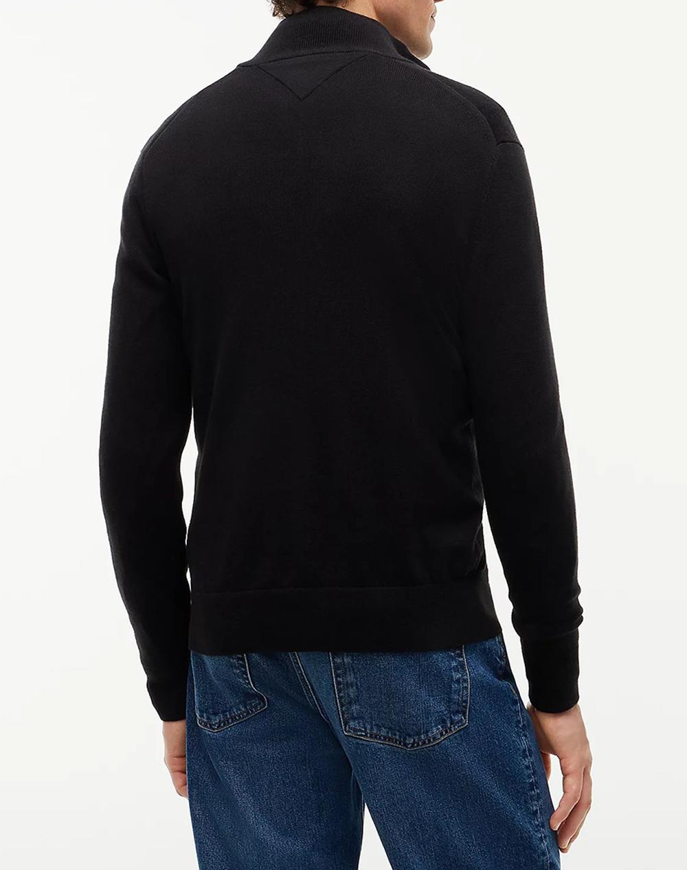 TOMMY HILFIGER PIMA ORG CTN CASHMERE ZIP THRU