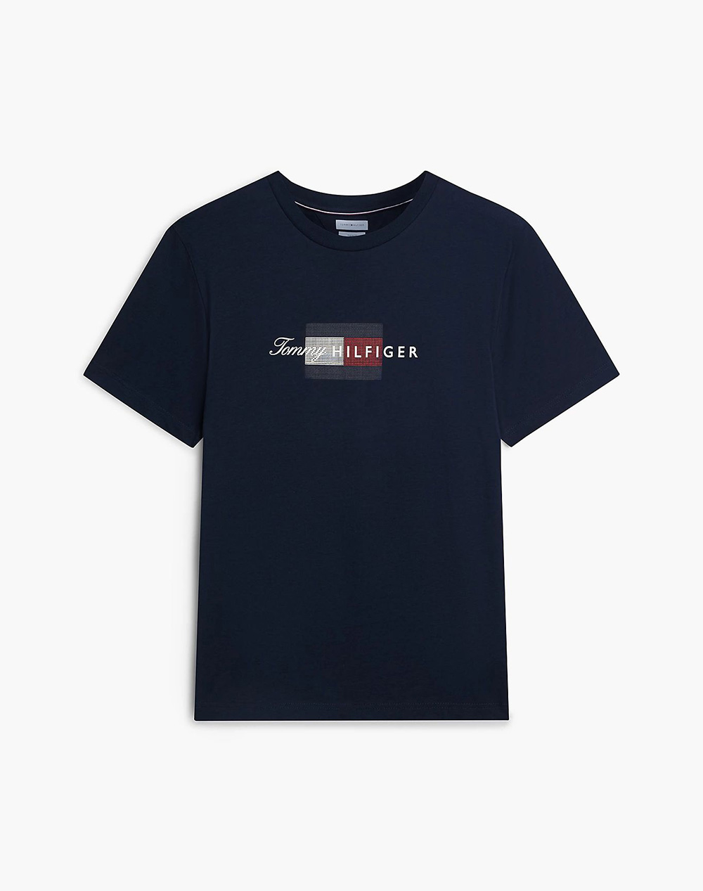 TOMMY HILFIGER SCRIPT FLAG REGULAR TEE