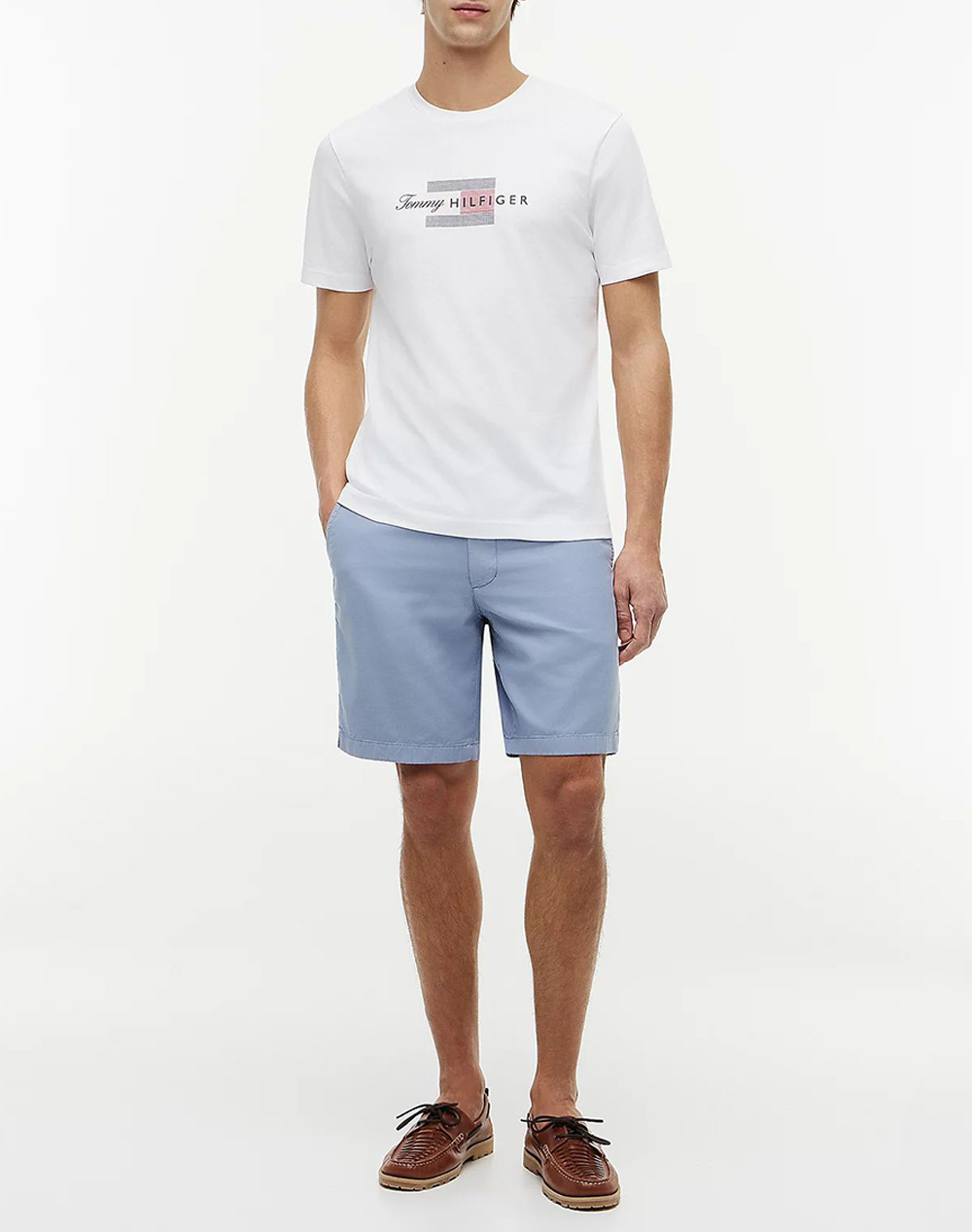 TOMMY HILFIGER SCRIPT FLAG REGULAR TEE