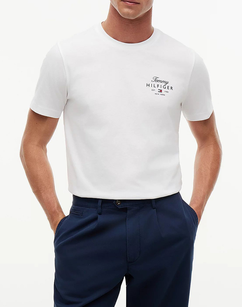 TOMMY HILFIGER SCRIPT STACK REGULAR TEE