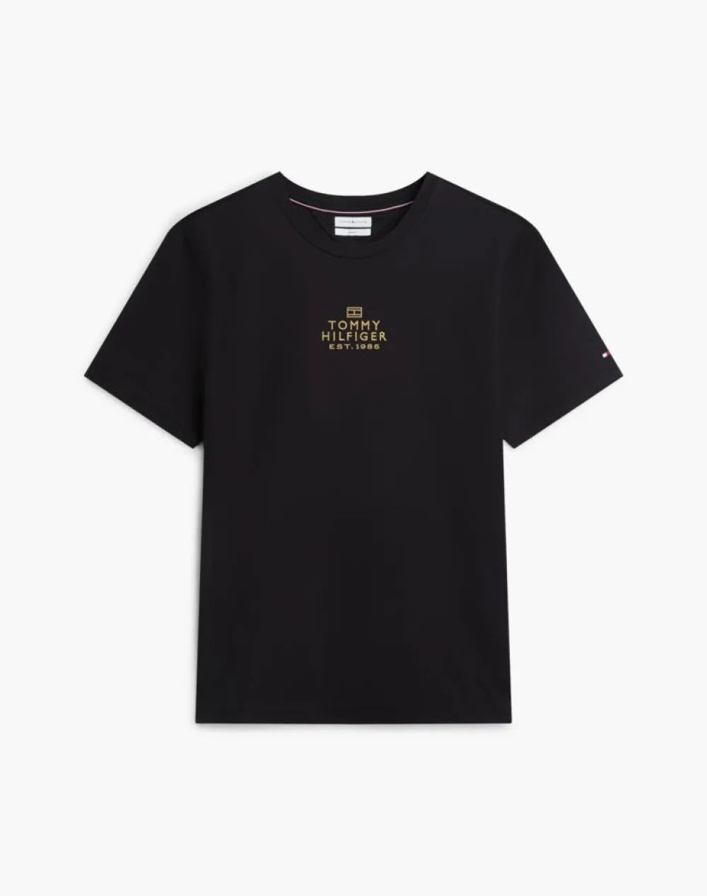 TOMMY HILFIGER BRAND LOVE GOLD INTERLOCK TEE