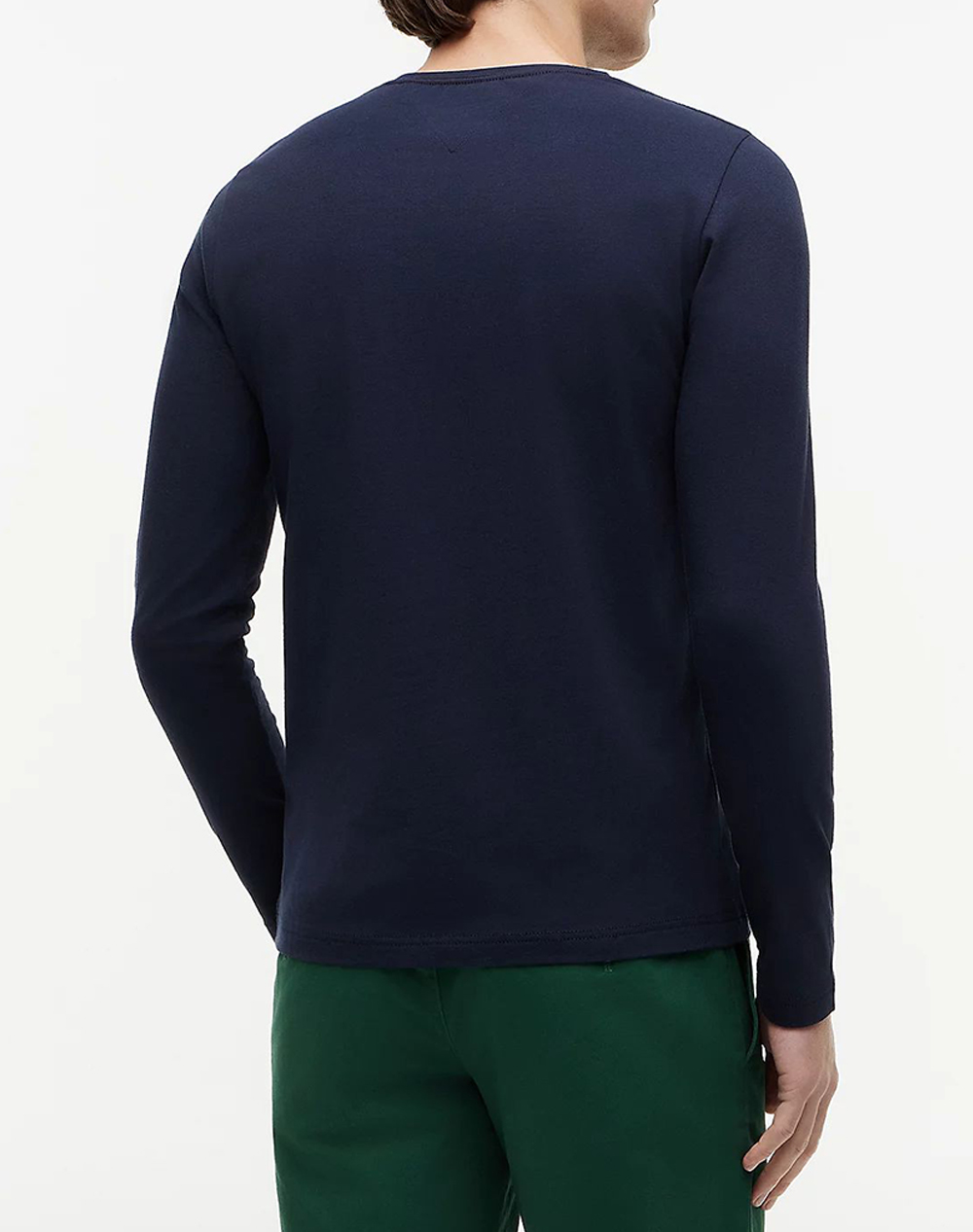 TOMMY HILFIGER STRETCH SLIM FIT LONG SLEEVE TEE