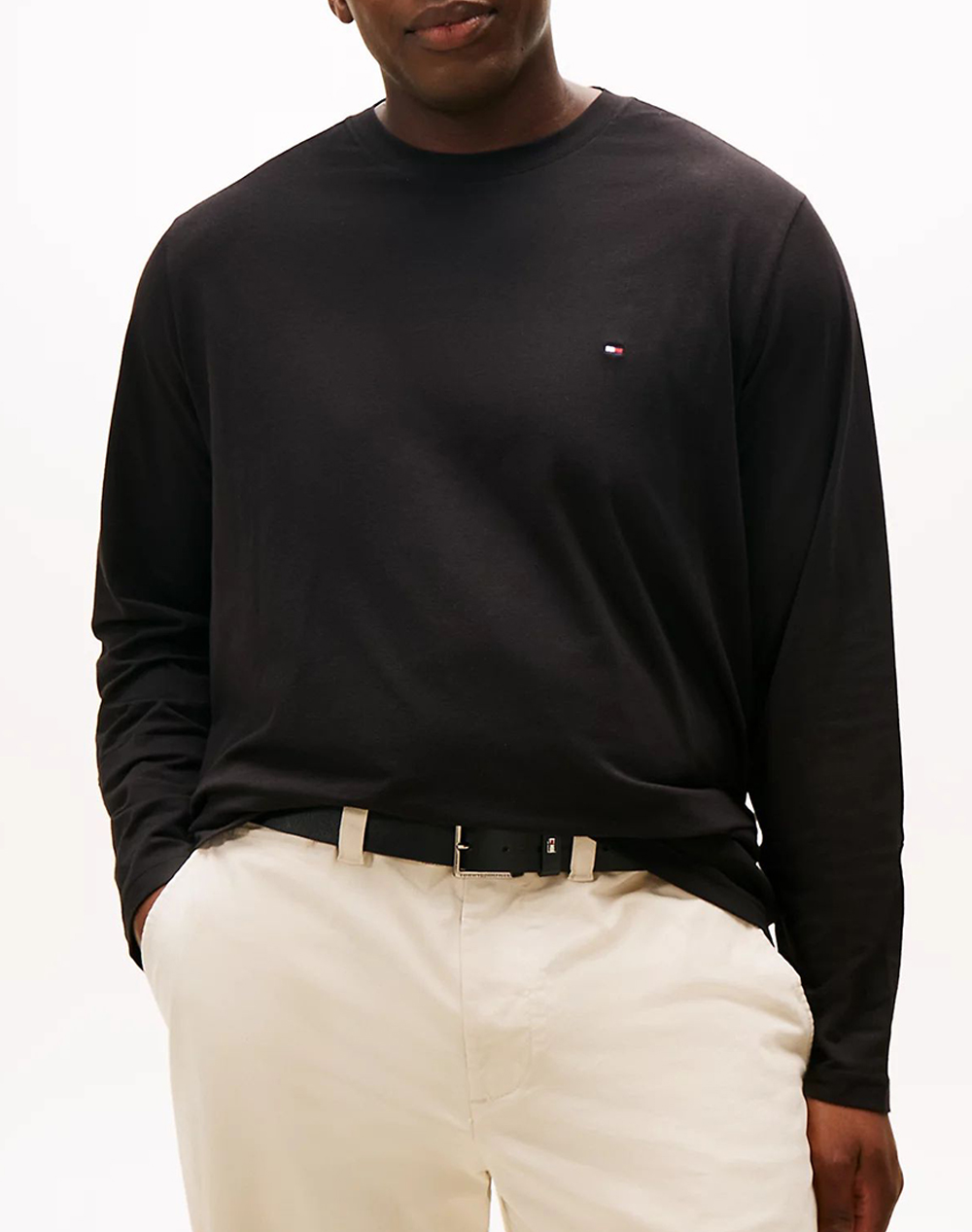 TOMMY HILFIGER BT-STRETCH SLIM FIT L/S TEE-B