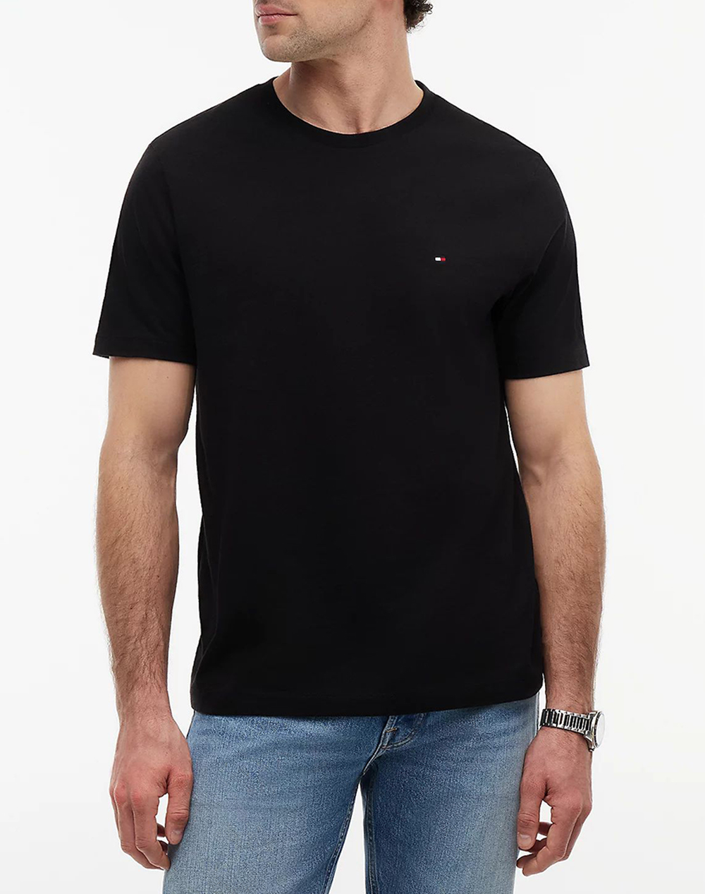 TOMMY HILFIGER ESSENTIAL REG FIT SOLID TEE