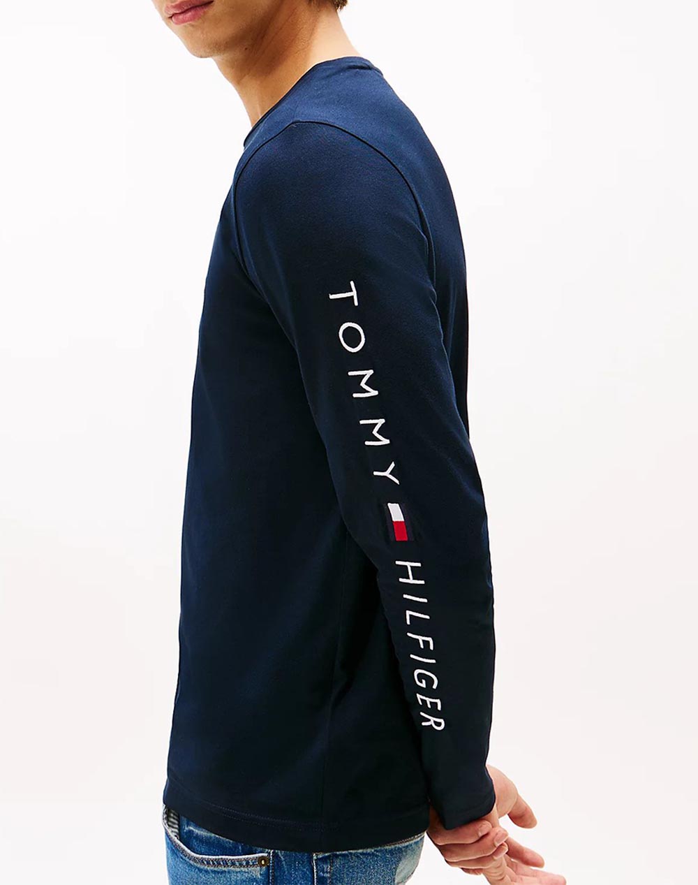 TOMMY HILFIGER TOMMY LOGO LONG SLEEVE TEE
