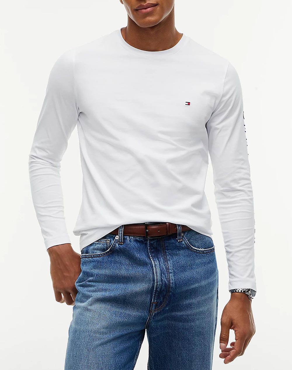 TOMMY HILFIGER TOMMY LOGO LONG SLEEVE TEE