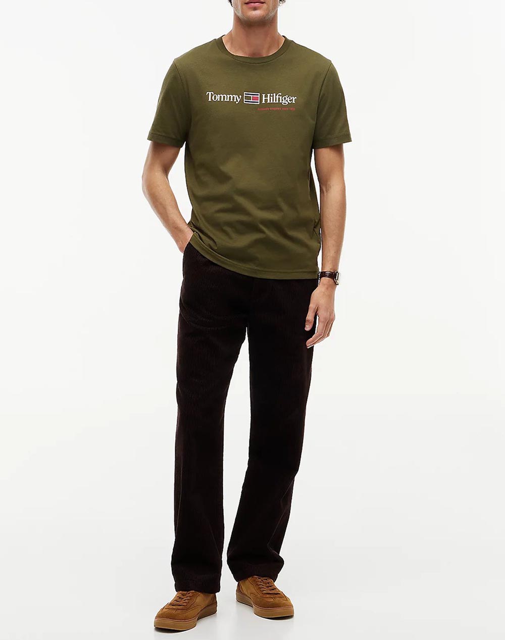 TOMMY HILFIGER BRAND LOVE RWB GRAPHIC TEE