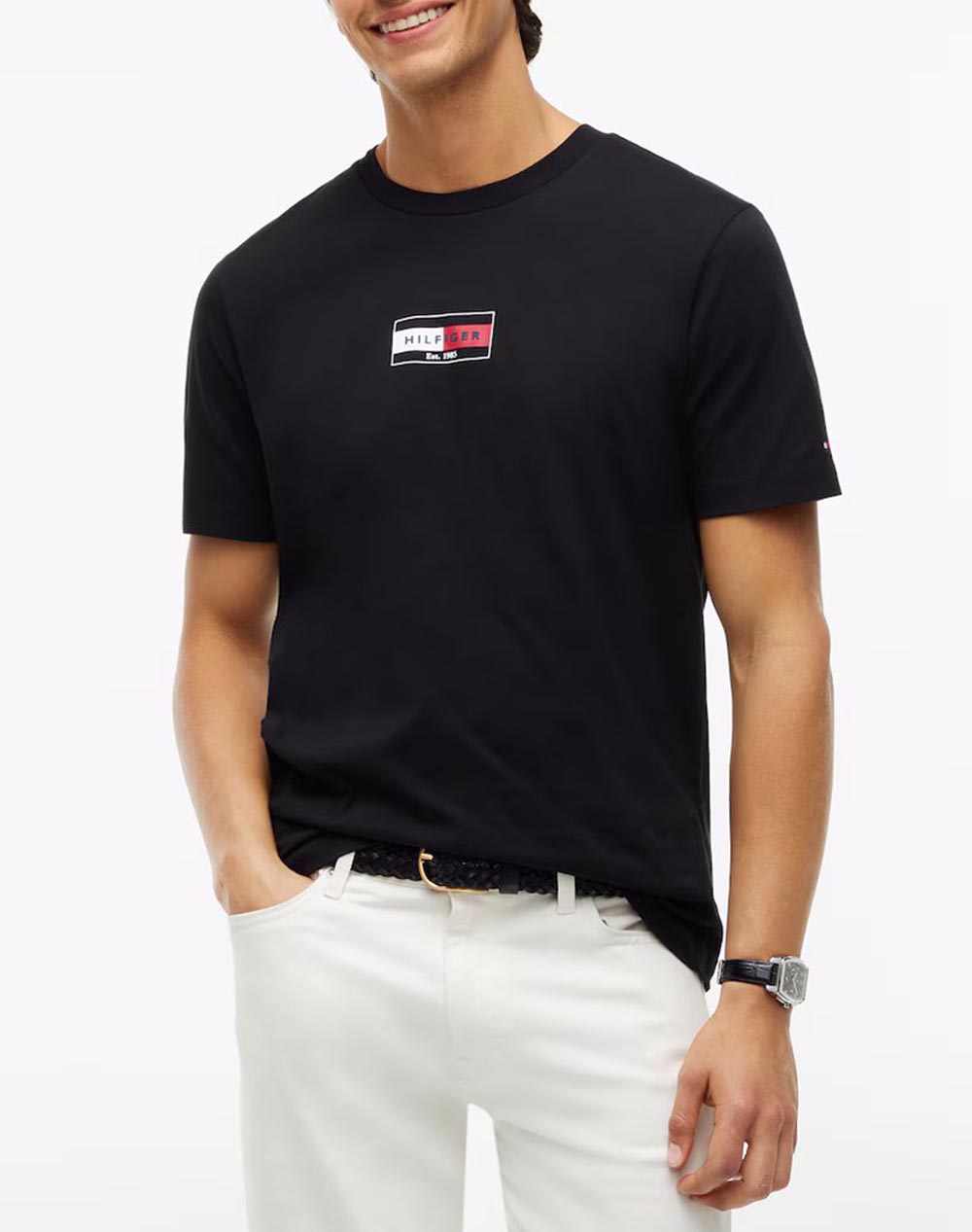 TOMMY HILFIGER BRAND LOVE SMALL FLAG TEE