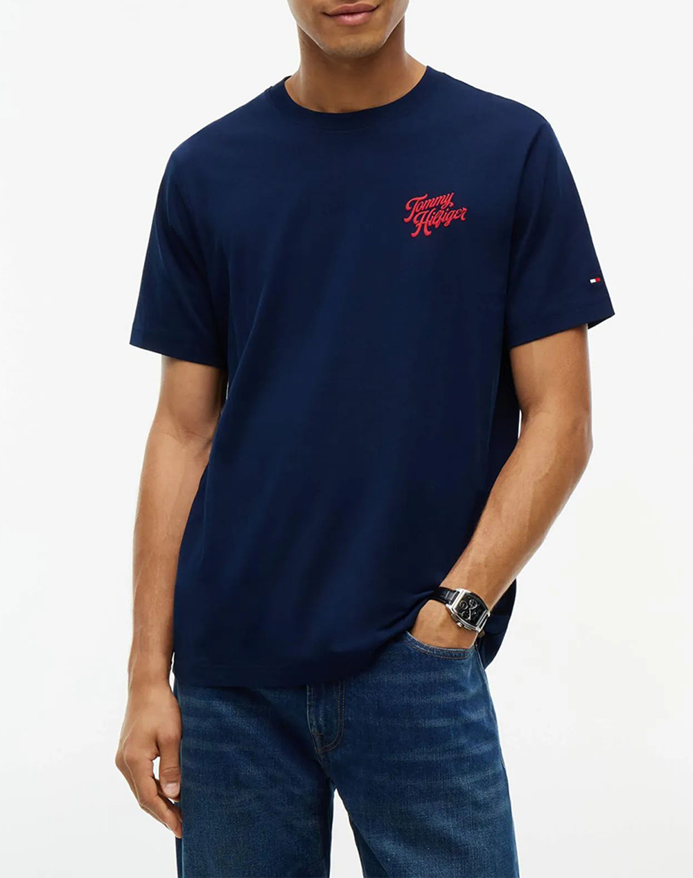 TOMMY HILFIGER IC GRAPHIC BACK PRINT TEE