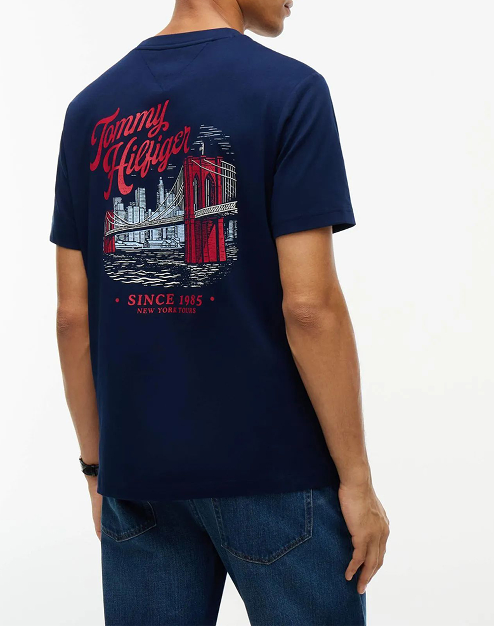 TOMMY HILFIGER IC GRAPHIC BACK PRINT TEE