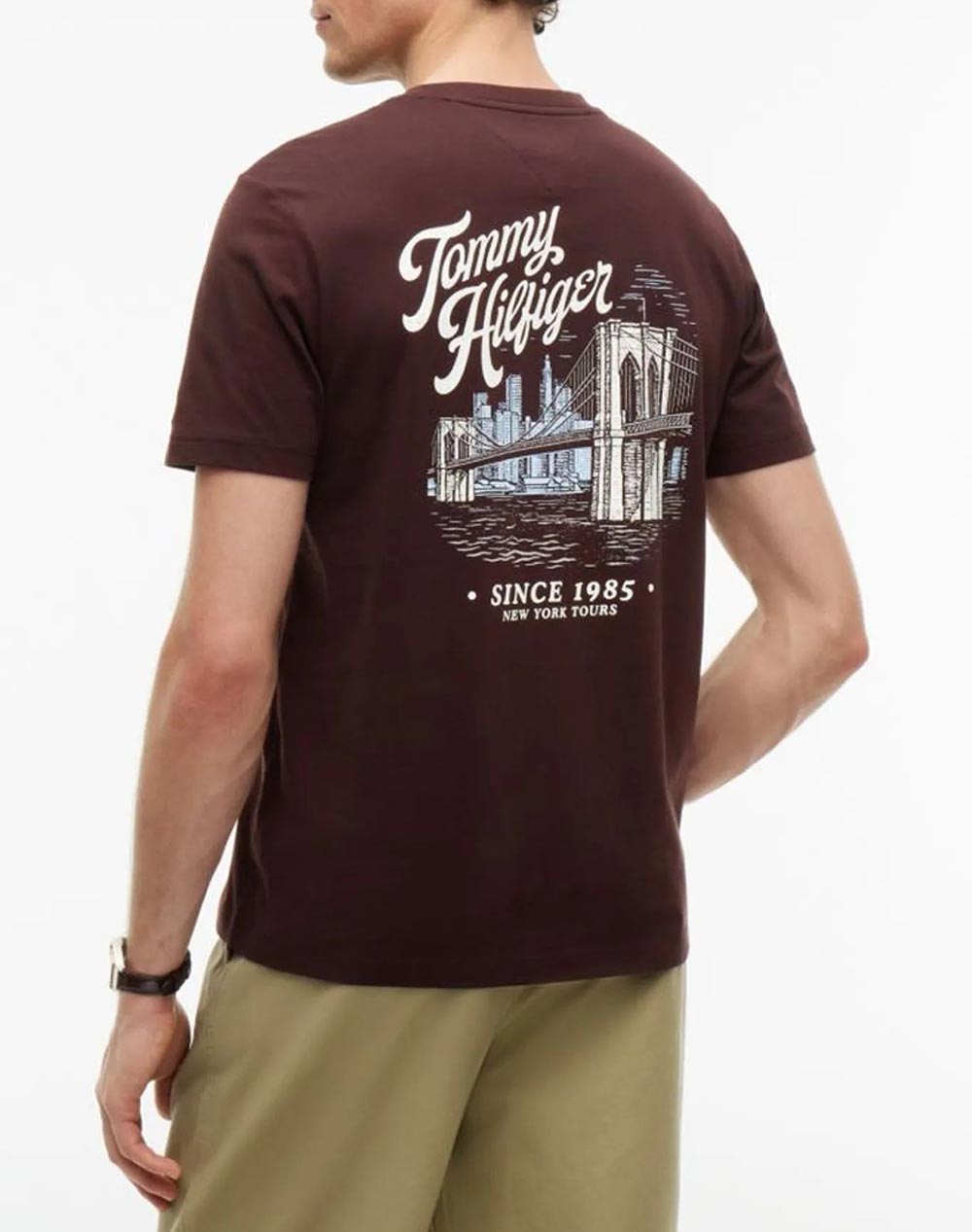 TOMMY HILFIGER IC GRAPHIC BACK PRINT TEE
