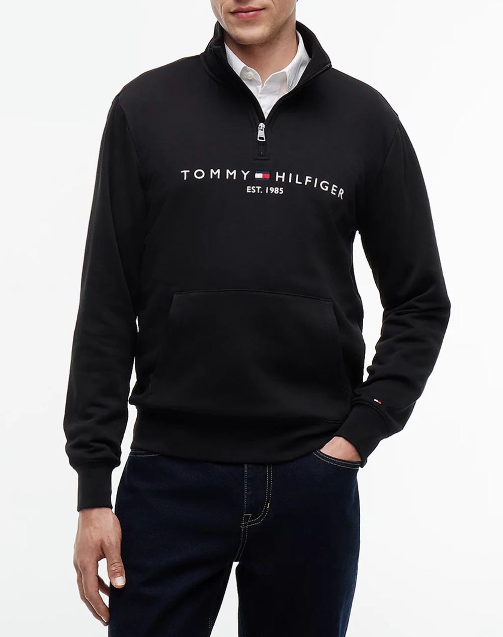 TOMMY HILFIGER TOMMY LOGO MOCKNECK