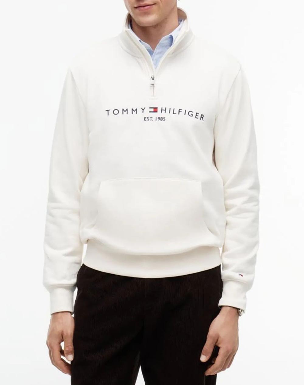 TOMMY HILFIGER TOMMY LOGO MOCKNECK