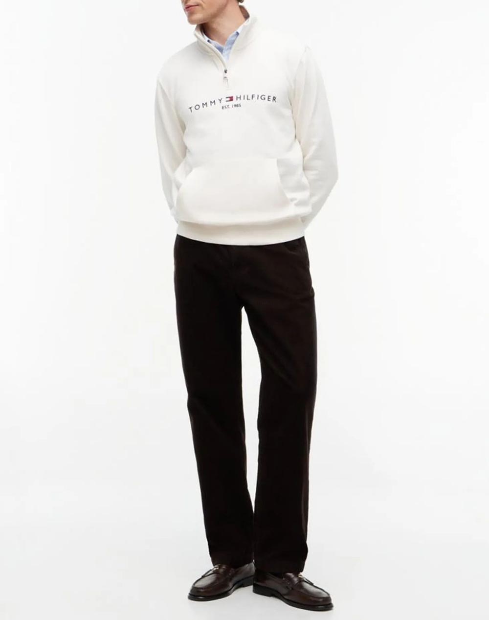 TOMMY HILFIGER TOMMY LOGO MOCKNECK