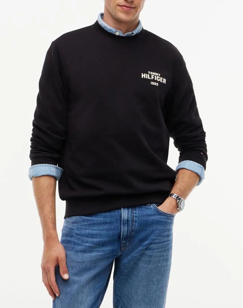 TOMMY HILFIGER HILFIGER 1985 REF TERRY CREW