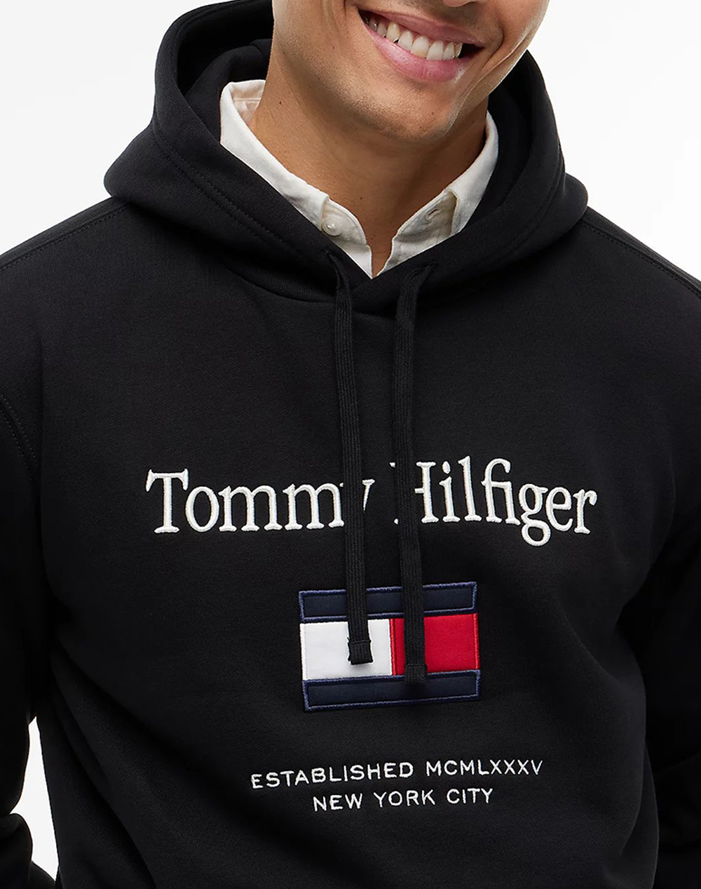 TOMMY HILFIGER TOMMY EMBRO FLAG HOODIE