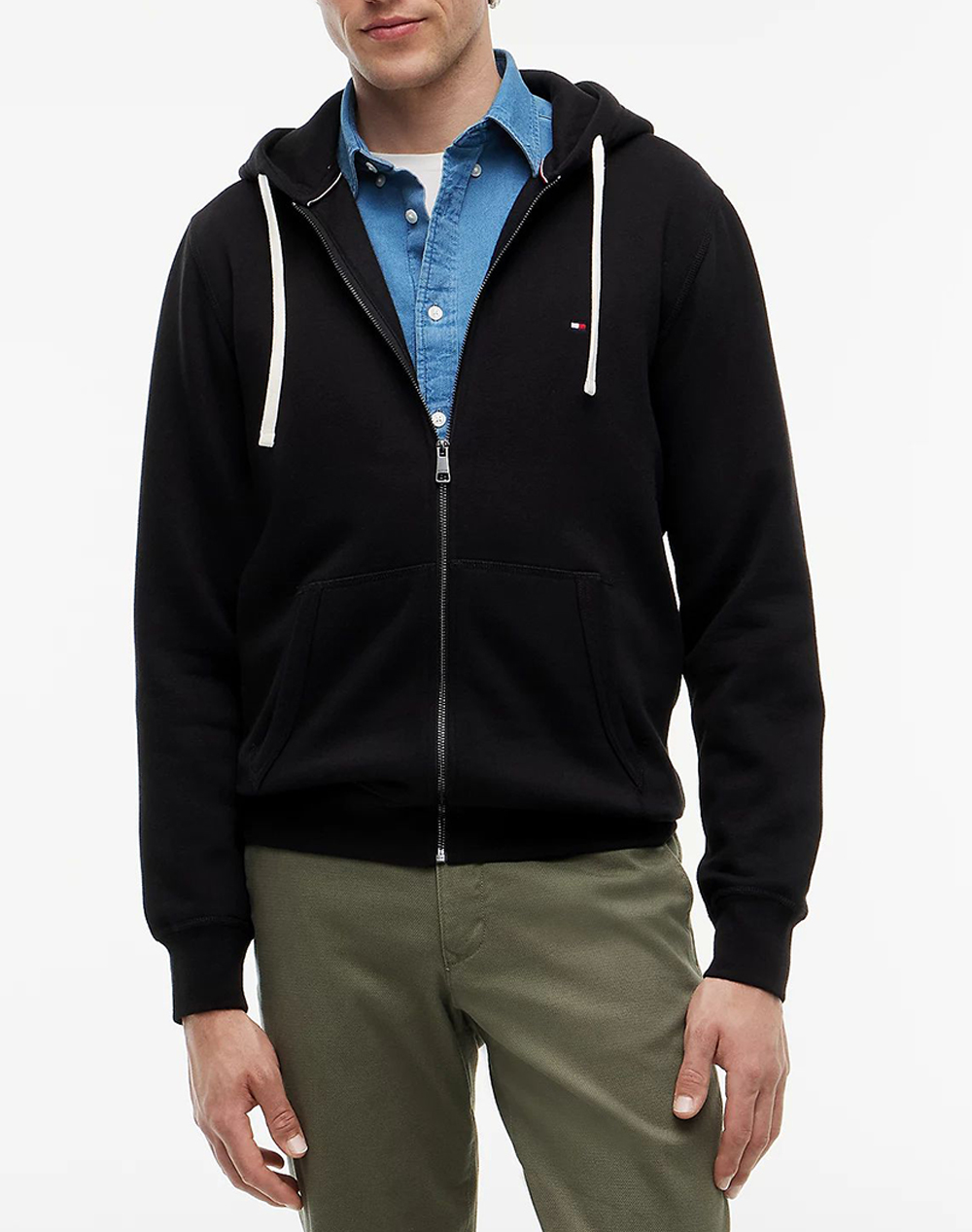 TOMMY JEANS ESSENTIAL FLEECE HOODED REG ZT