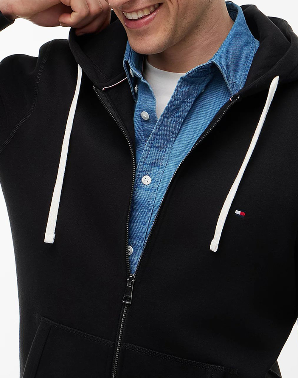 TOMMY JEANS ESSENTIAL FLEECE HOODED REG ZT