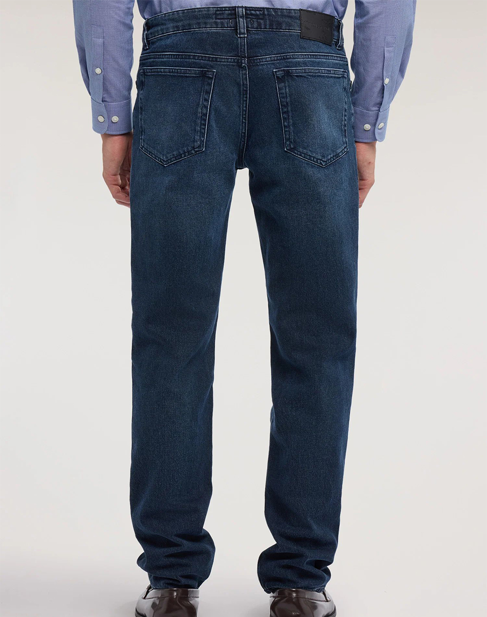 TRUSSARDI 5 POCKET 370 CLOSE - BLUE/BLACK DENIM SW