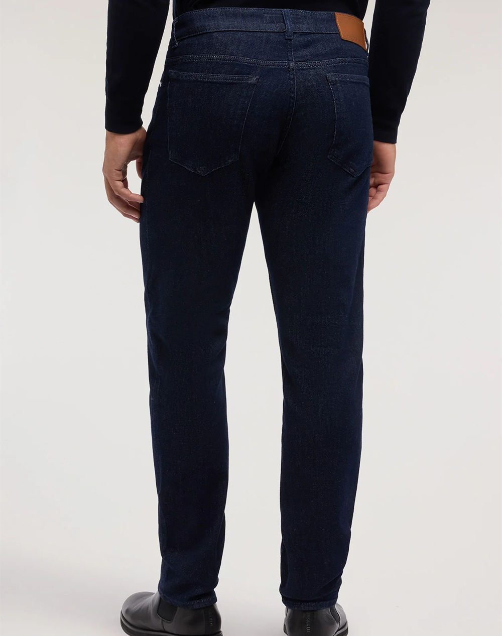 TRUSSARDI 5 POCKET 370 CLOSE - BLUE DENIM RINSE