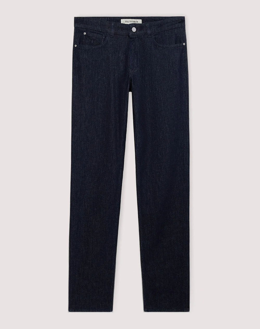 TRUSSARDI 5 POCKET 370 CLOSE - BLUE DENIM RINSE