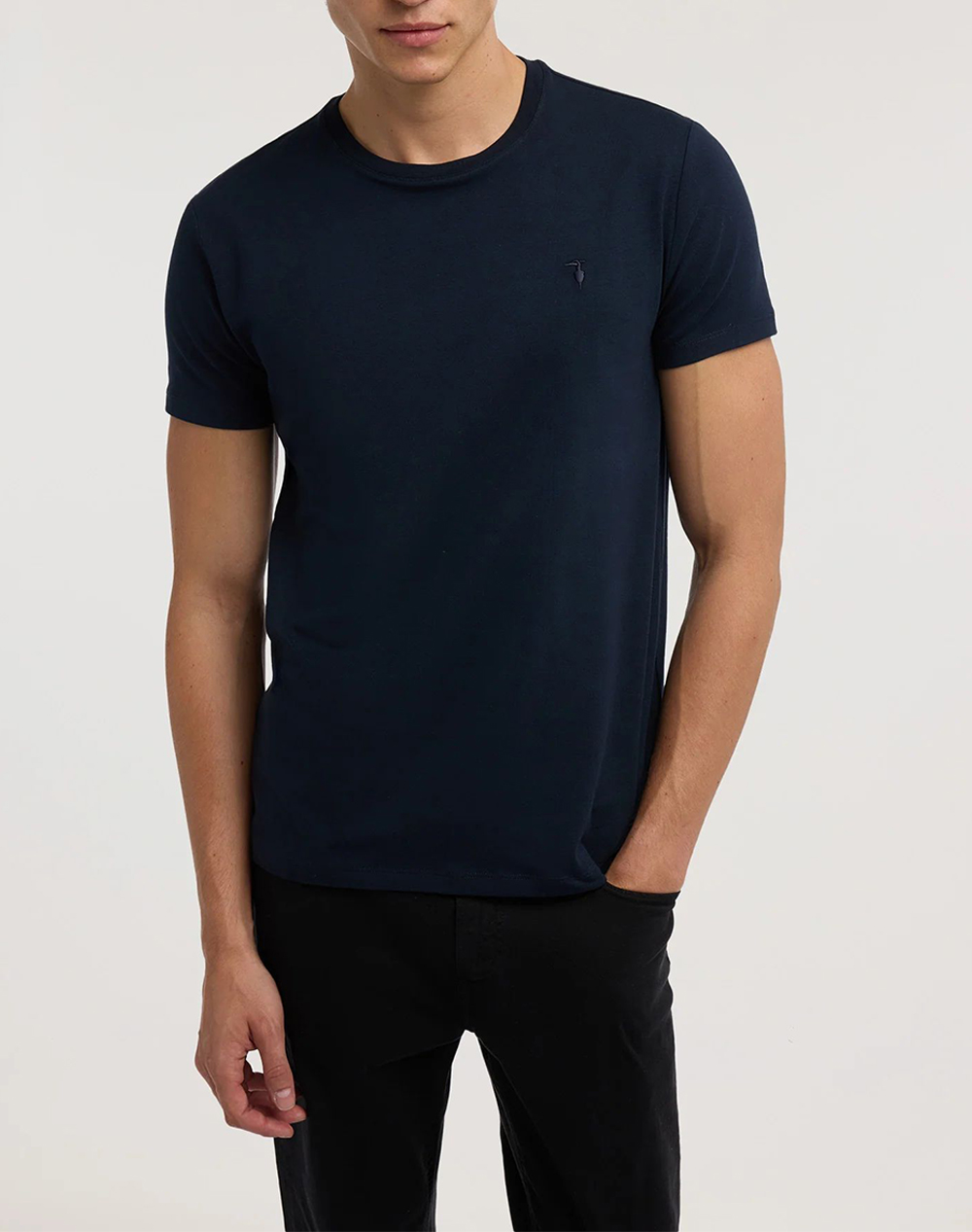 TRUSSARDI SLIM FIT T-SHIRT - ESSENTIAL LEVRIERO - STRETCH JERSEY