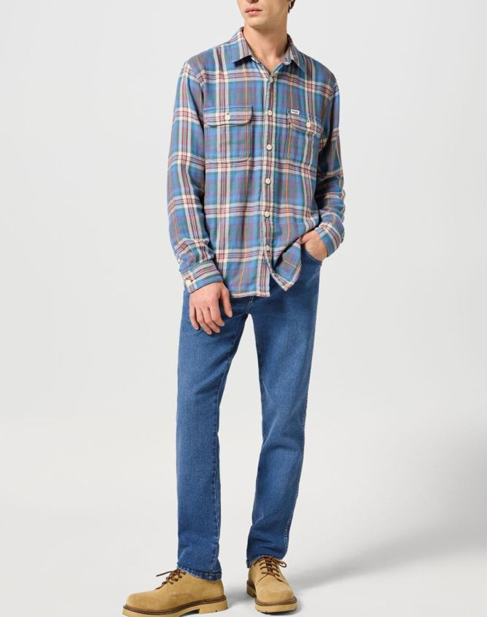 WRANGLER TEXAS SLIM RIDGE WASH