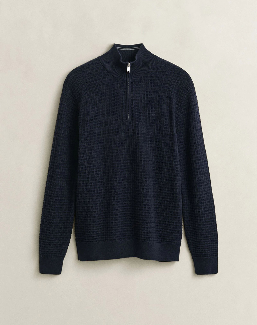 GANT ПУЛОВЕР ΜΜ COTTON TEXTURE HALF ZIP
