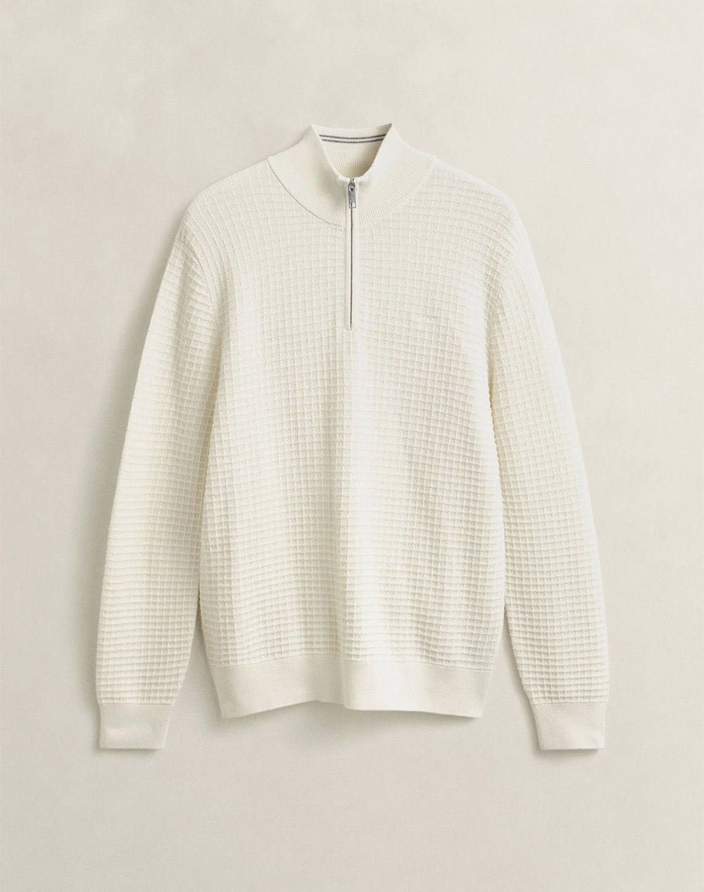 GANT ПУЛОВЕР ΜΜ COTTON TEXTURE HALF ZIP