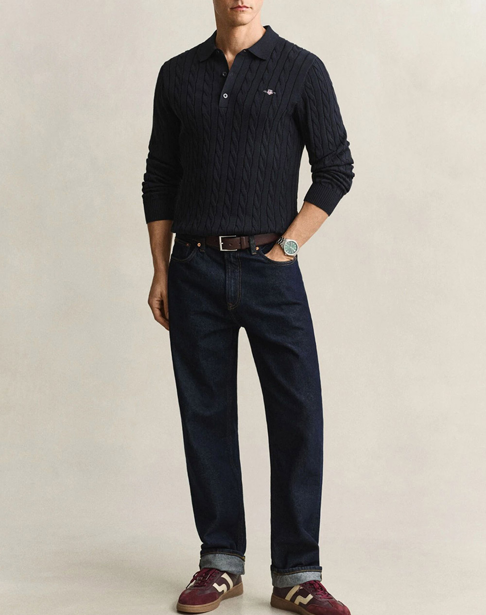 GANT ПУЛОВЕР ΜΜ COTTON CABLE POLO