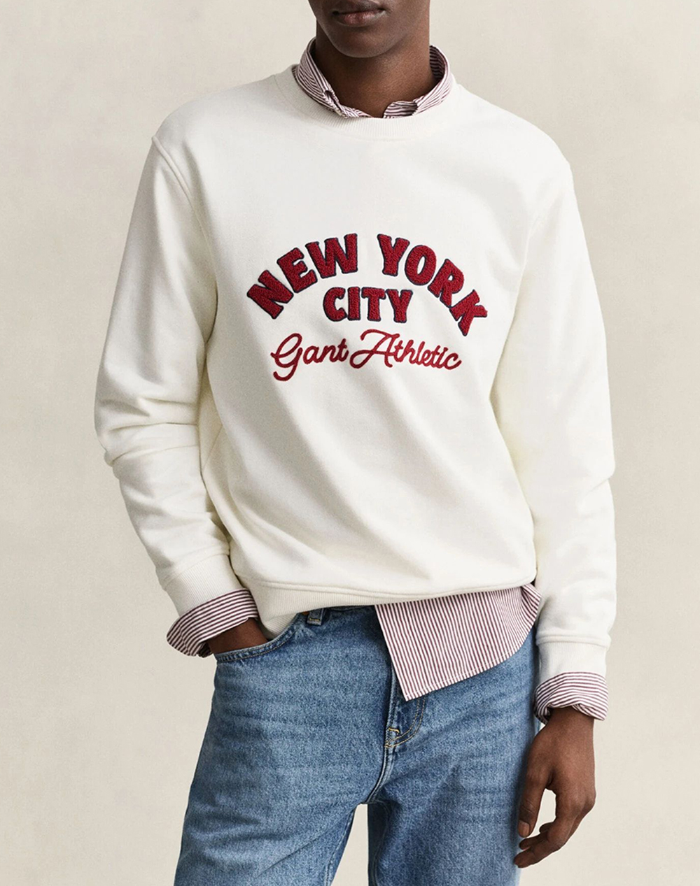 GANT СУИТШЪРТ ΜΜ GRAPHIC C-NECK SWEAT