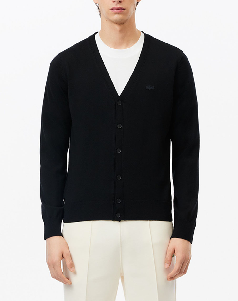 LACOSTE ПУЛОВЕР С ДЪЛЪГ РЪКАВ SWEATER