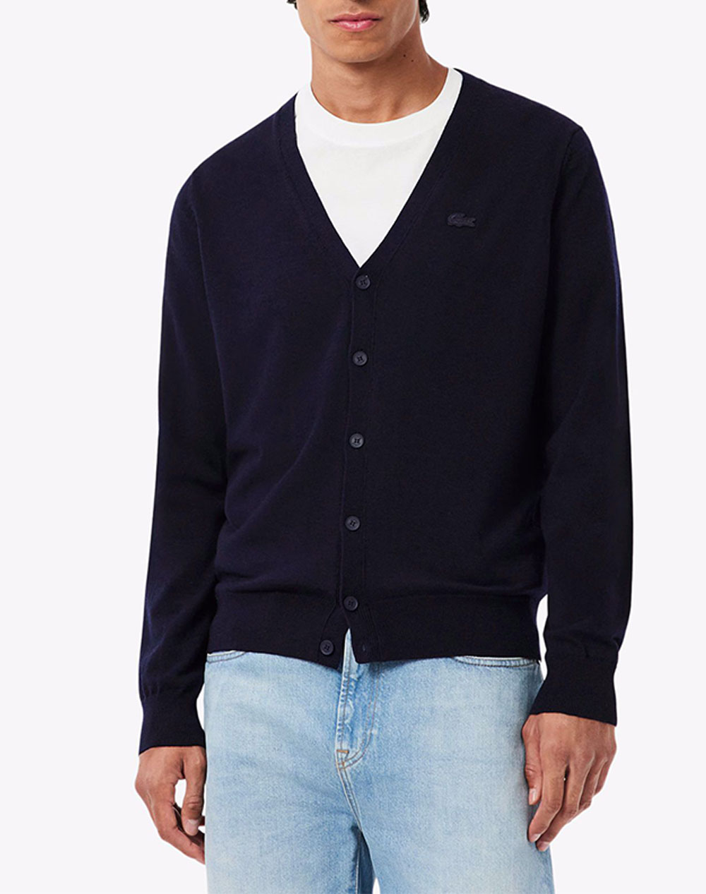 LACOSTE ПУЛОВЕР С ДЪЛЪГ РЪКАВ SWEATER