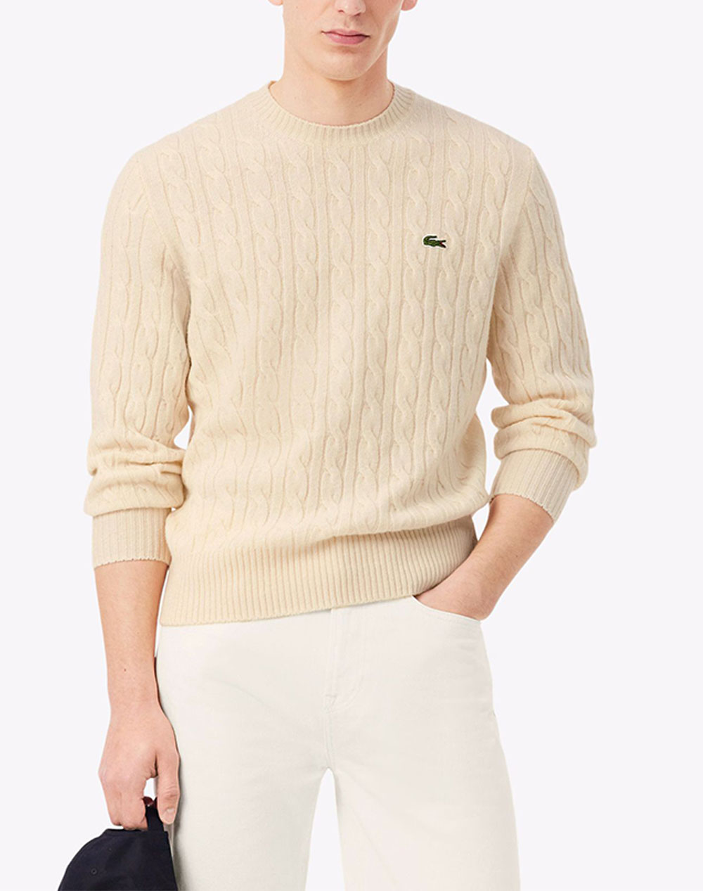 LACOSTE ПУЛОВЕР С ДЪЛЪГ РЪКАВ SWEATER