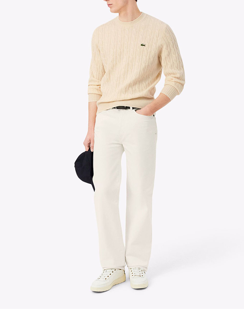 LACOSTE ПУЛОВЕР С ДЪЛЪГ РЪКАВ SWEATER