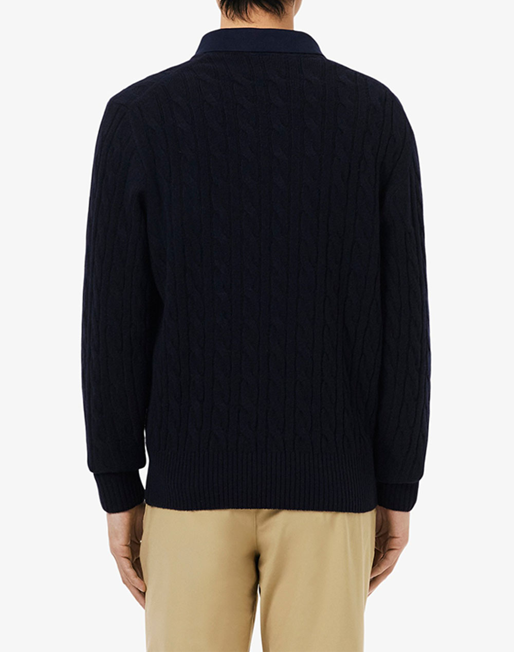 LACOSTE ПУЛОВЕР С ДЪЛЪГ РЪКАВ SWEATER