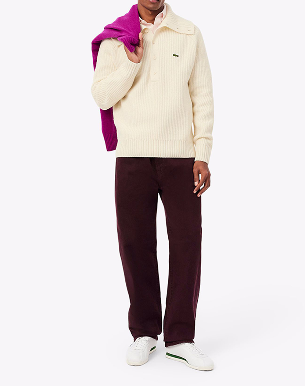 LACOSTE ПУЛОВЕР С ДЪЛГИ РЪКАВИ SWEATERS