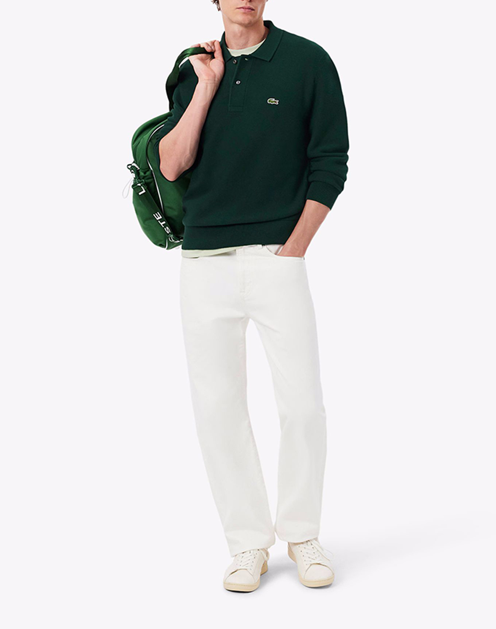 LACOSTE ПУЛОВЕР С ДЪЛГИ РЪКАВИ SWEATERS