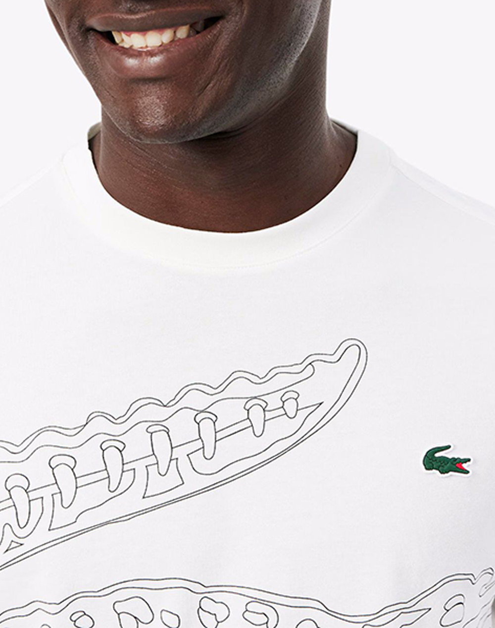 LACOSTE БЛУЗА С КЪСИ РЪКАВИ TEE-SHIRT & TURTLE NECK SHIRT