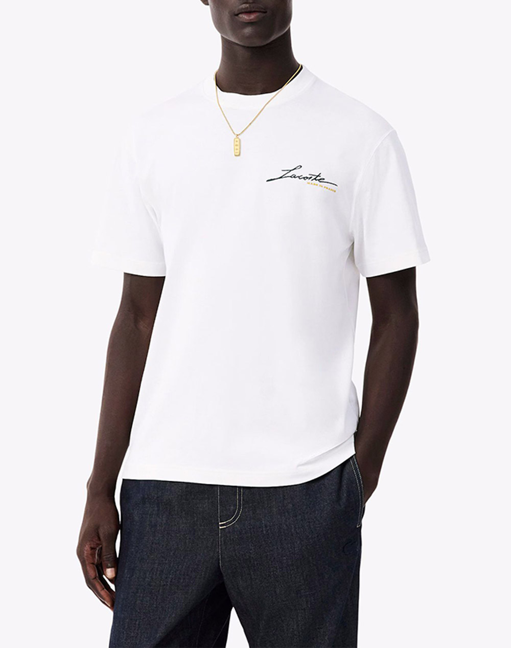 LACOSTE БЛУЗА С КЪСИ РЪКАВИ TEE-SHIRT & TURTLE NECK SHIRT