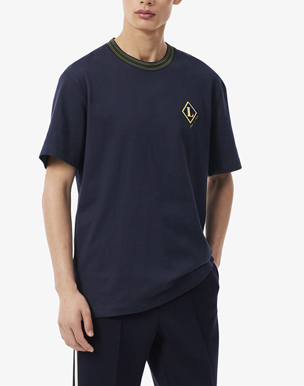 LACOSTE БЛУЗА С КЪСИ РЪКАВИ TEE-SHIRT & TURTLE NECK SHIRT