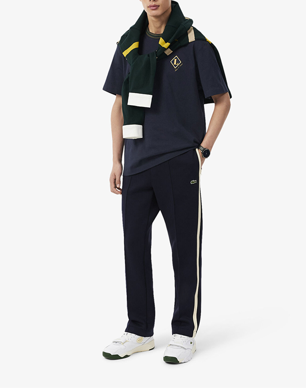 LACOSTE БЛУЗА С КЪСИ РЪКАВИ TEE-SHIRT & TURTLE NECK SHIRT