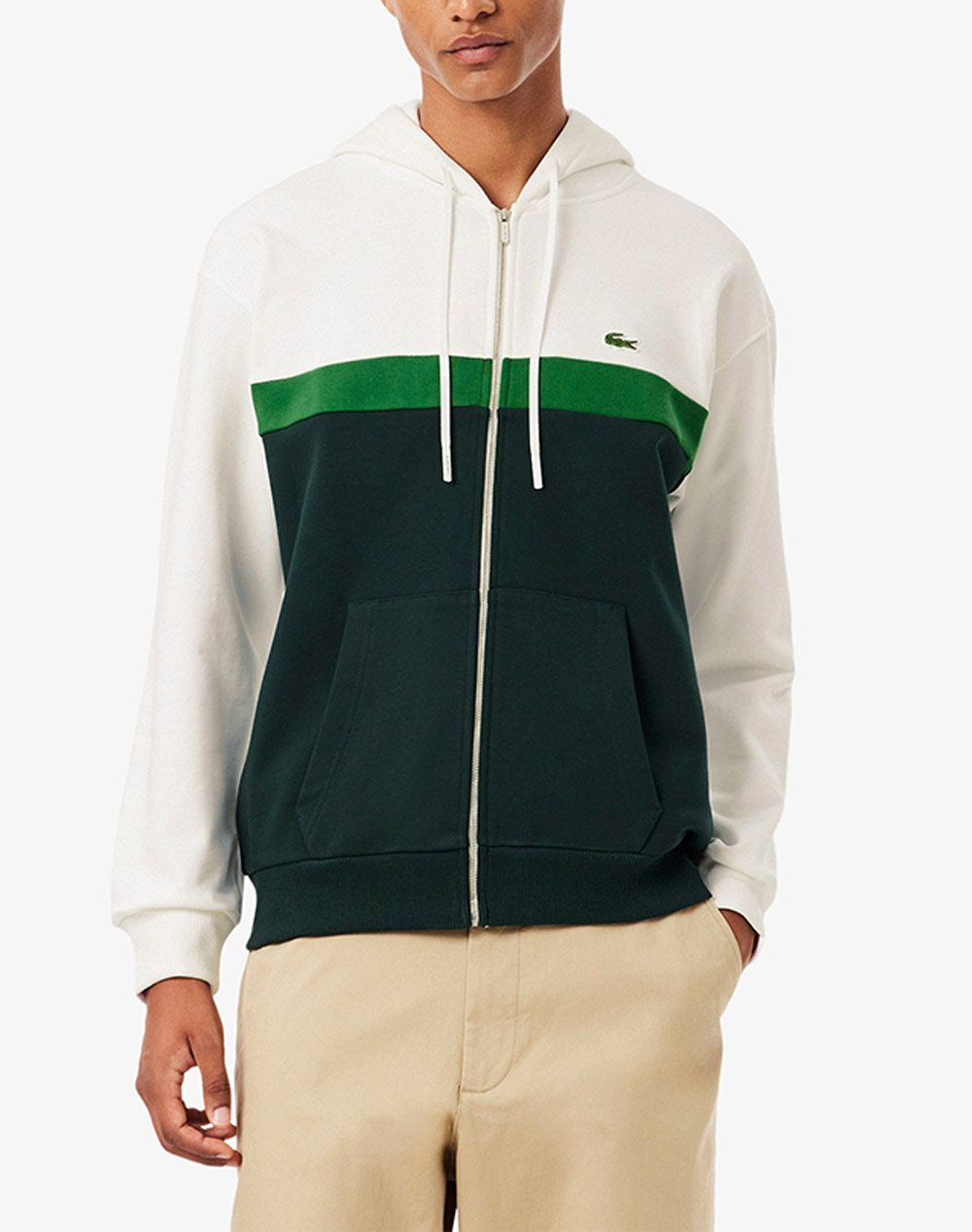 LACOSTE СУИЧЪР С ЦИП И ДЪЛГИ РЪКАВИ SWEATSHIRTS