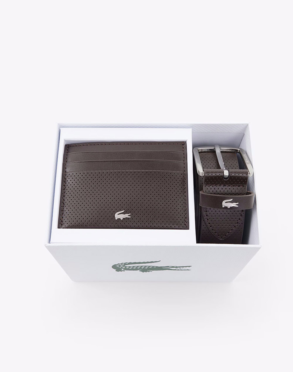 LACOSTE КОЛАН ЗА МЪЖЕ КОМПЛЕКТ ПОДАРЪЧЕН 35 PUNCH BELT CC BOX