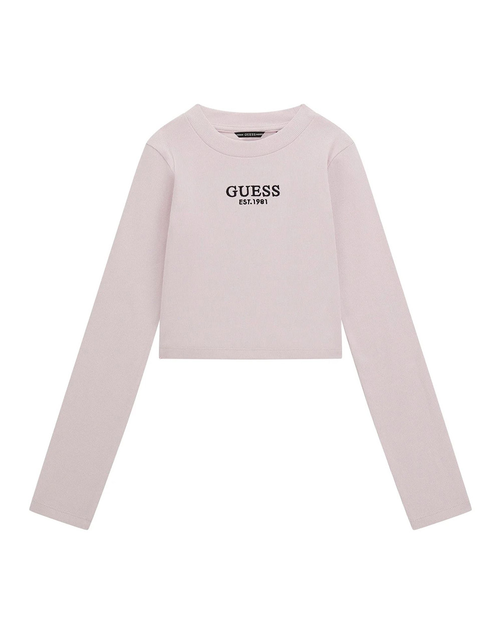 GUESS STRETCH RIB LS T-SHIRT БЛУЗА ЗА ДЕЦА GIRL