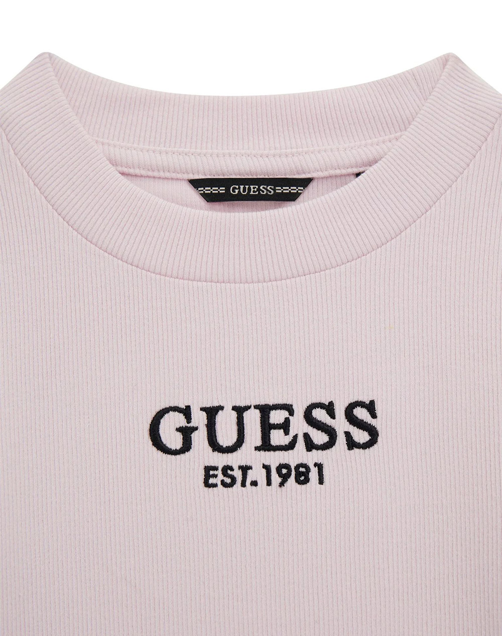 GUESS STRETCH RIB LS T-SHIRT БЛУЗА ЗА ДЕЦА GIRL