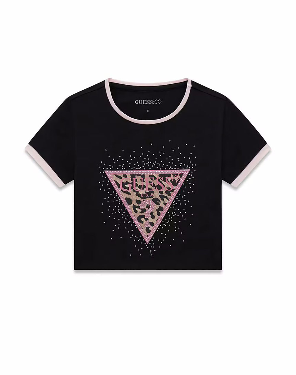 GUESS CROP SS T-SHIRT БЛУЗА ЗА ДЕЦА GIRL