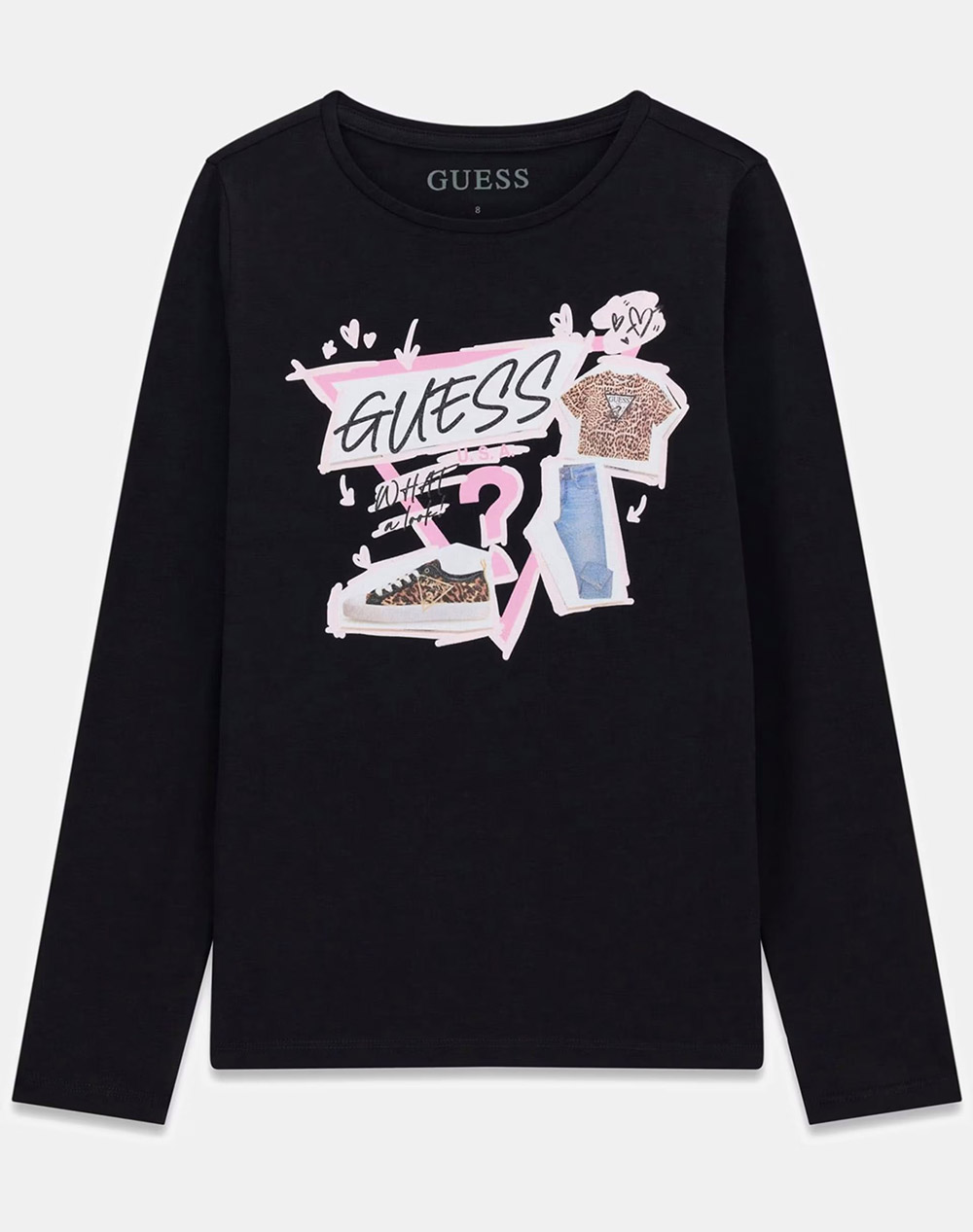 GUESS LS T-SHIRT БЛУЗА ЗА ДЕЦА GIRL